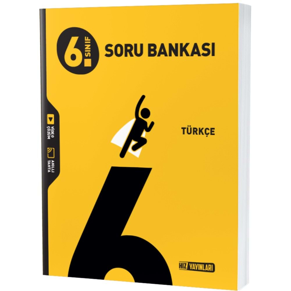 Hız Yayınları 6. Sınıf Türkçe Soru Bankası 2023 Model