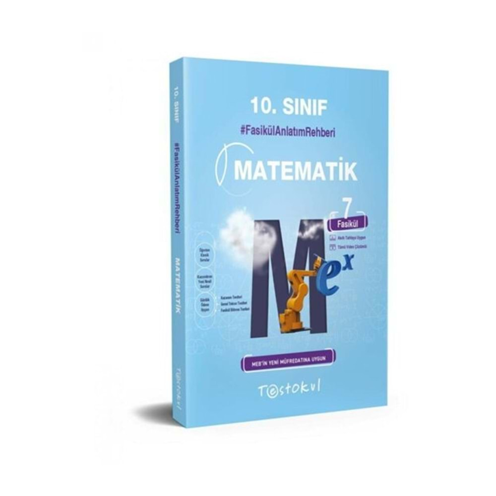 Testokul10.Snf. Fasikül Anlatım Rehberi / Matematik (7 Fasikül)