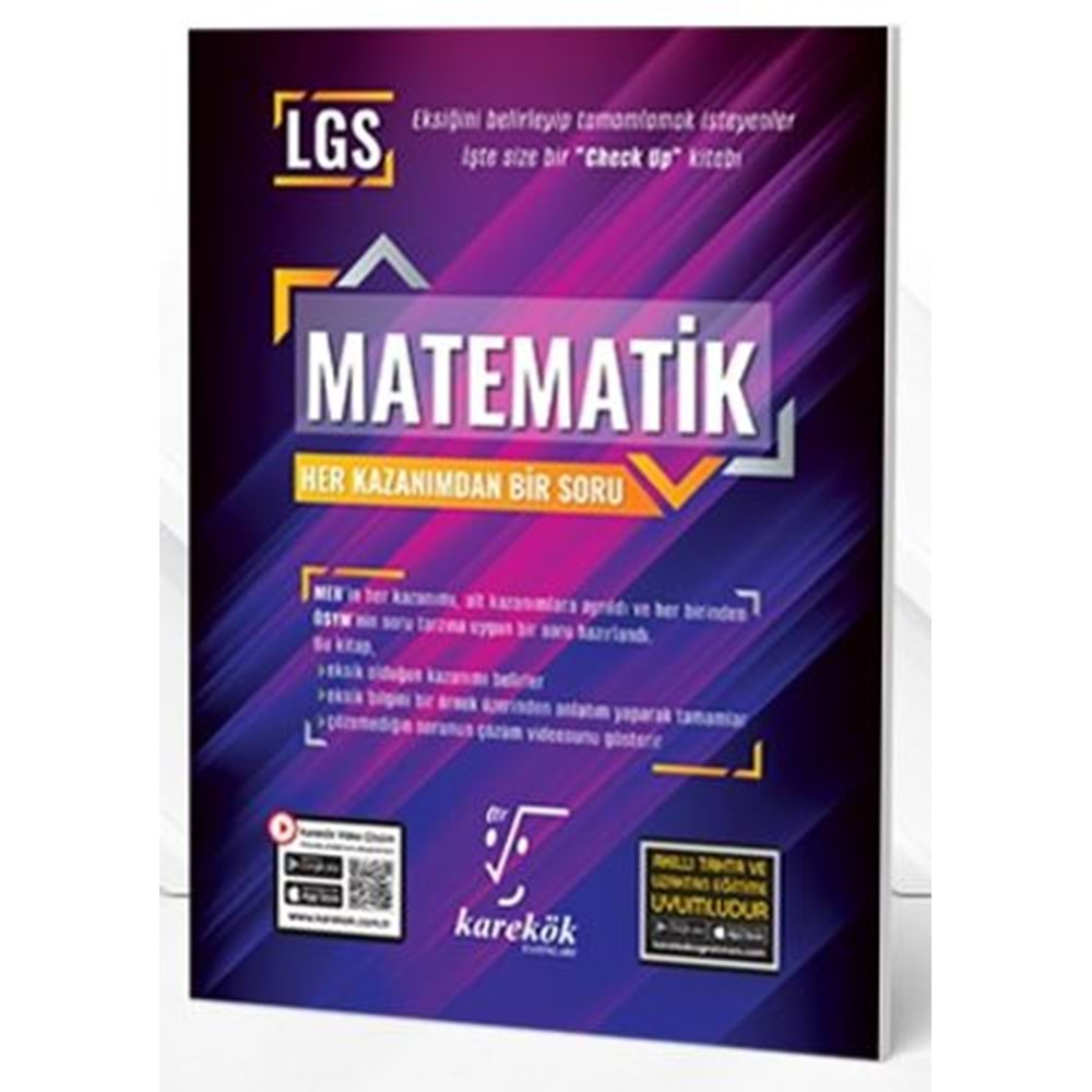 8. Sınıf LGS Matematik Her Kazanım Bir Soru