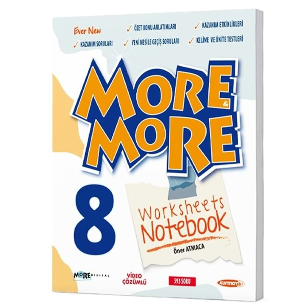 More & More 8 Worksheets Notebook