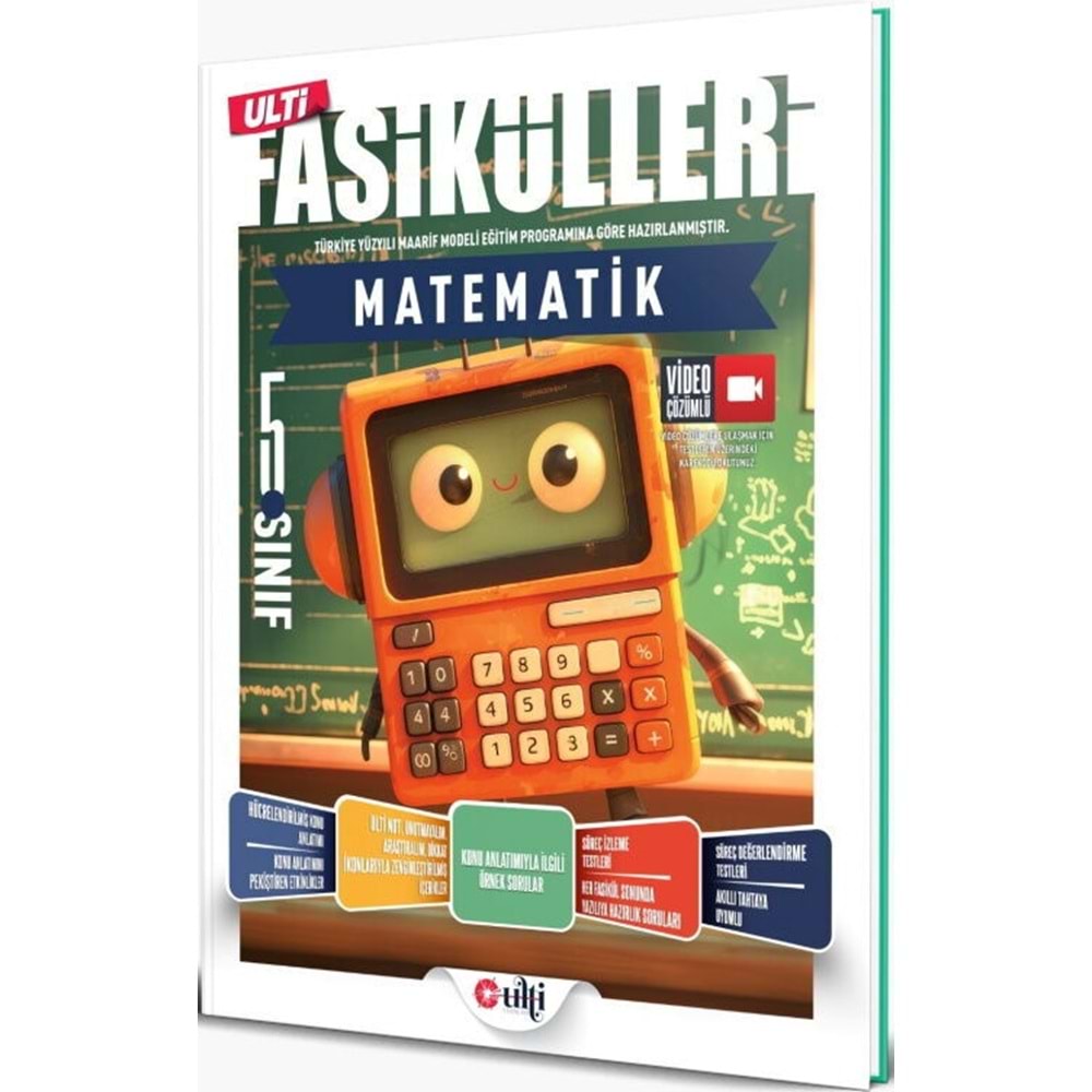 Ulti Yayınları 5. Sınıf Matematik Ulti Fasikülleri