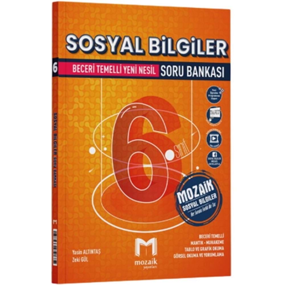Mozaik Yayınları 6. Sınıf Sosyal Bilgiler Soru Bankası