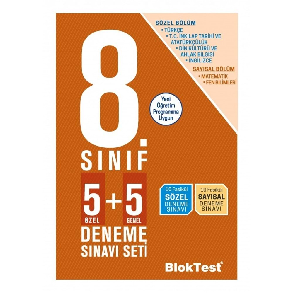 TUDEM 8. SINIF BLOKTEST DENEME