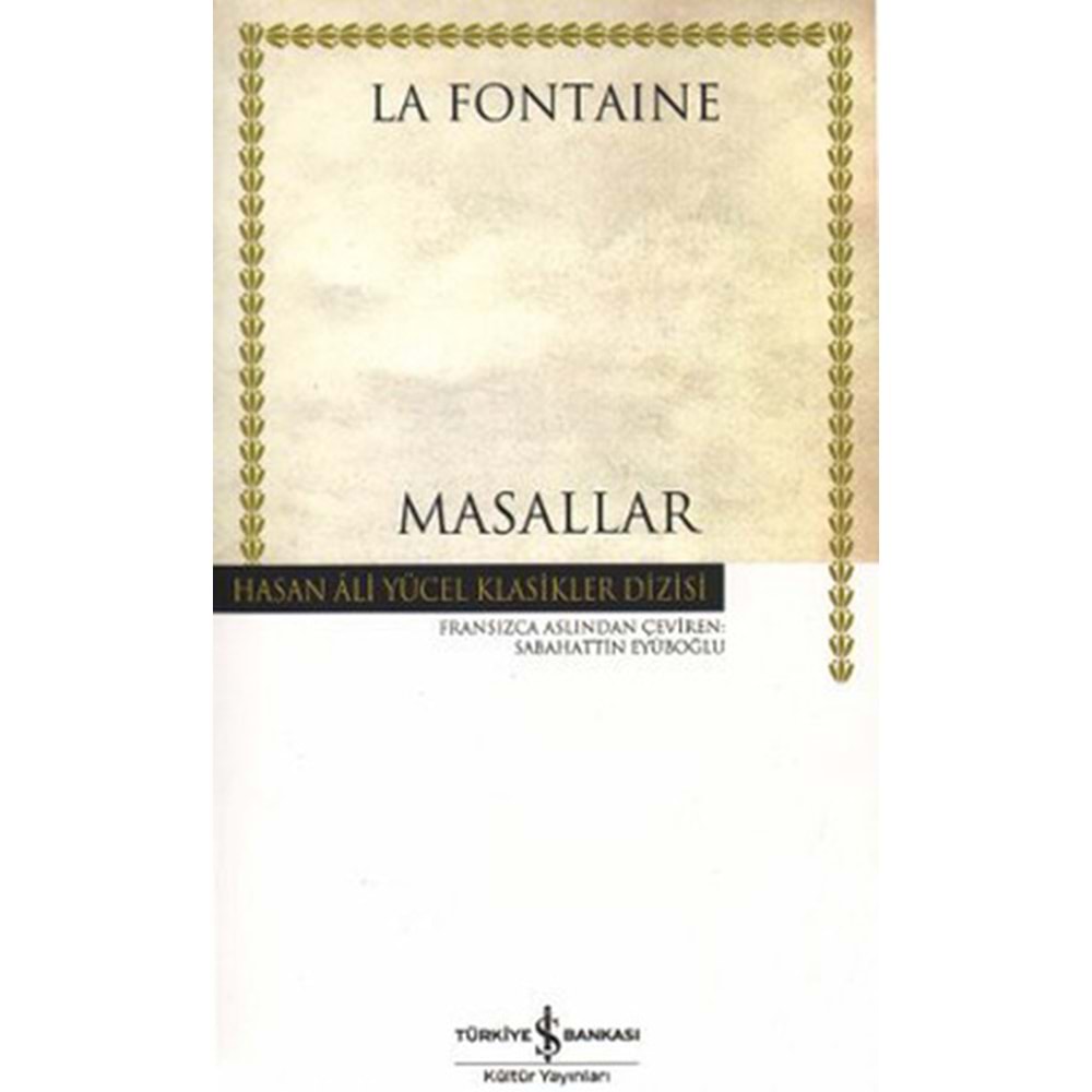 Masallar - Hasan Ali Yücel Klasikleri