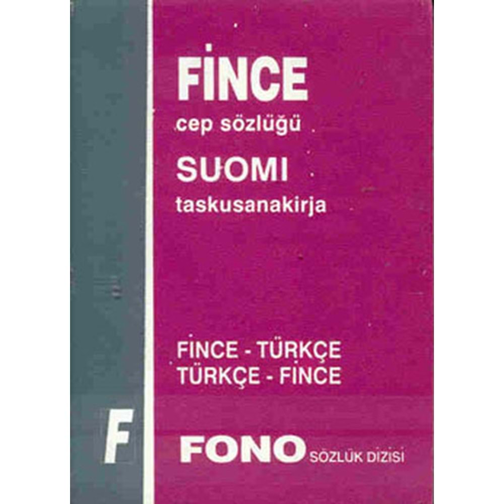 Fince Cep Sözlüğü Suomi Taskusanakirja Fince-Türkçe / Türkçe-Fince