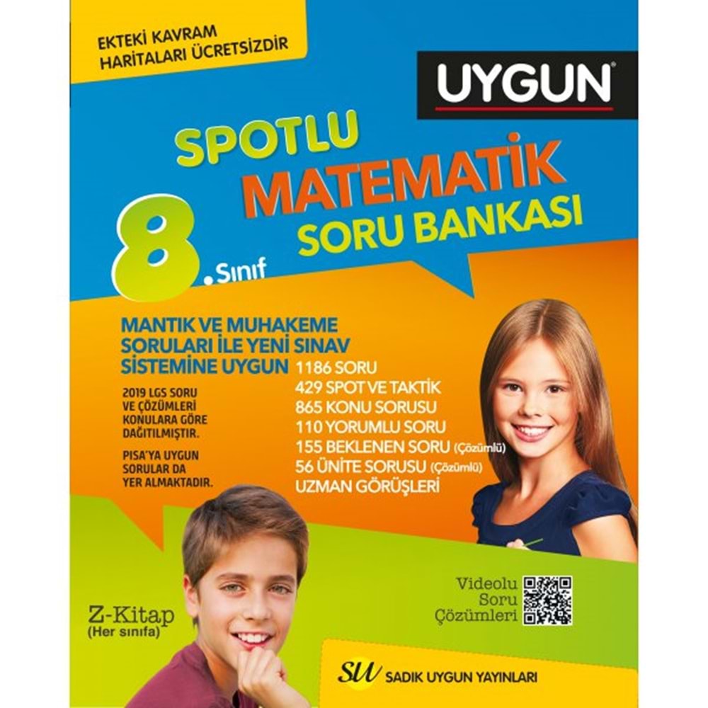 Uygun Spotlu 8. Sınıf Matematik Soru Bankası