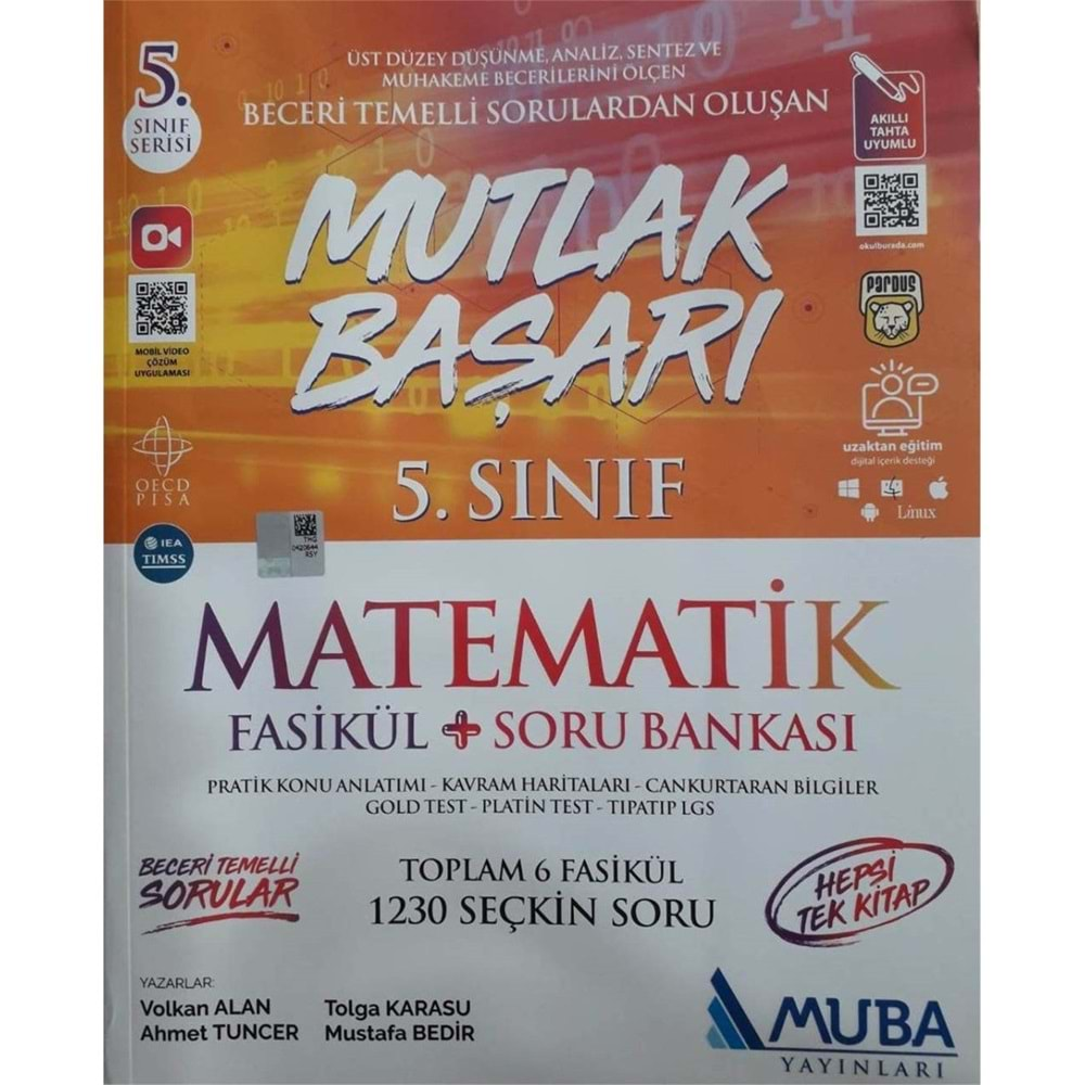 MUTLAK BAŞARI 5. SINOF MATEMATİK FASİKÜL SORU BANKASI