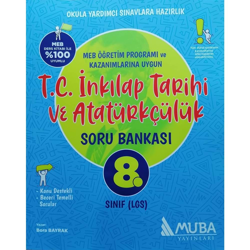 Muba 8. Sınıf T.C İnkılap Tarihi ve Atatürkçülük Soru Bankası