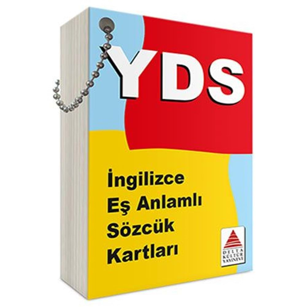 Delta YDS İngilizce Eşanlamlı Sözcük Kartları