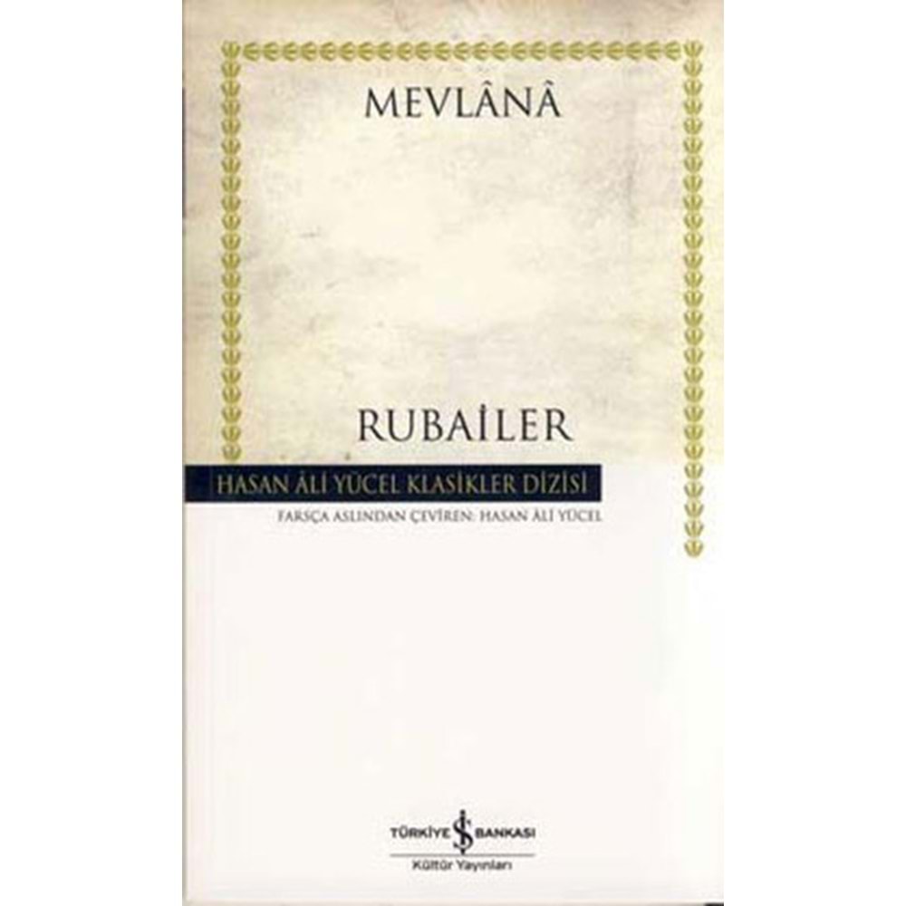 Hasan Ali Yücel Klasikleri - Rubailer