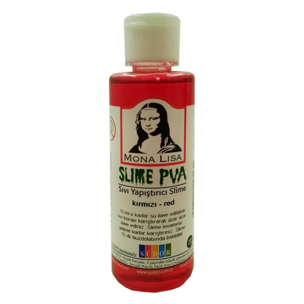 Südor Monalisa Slime Yapıştırıcısı 70 ml Kırmızı