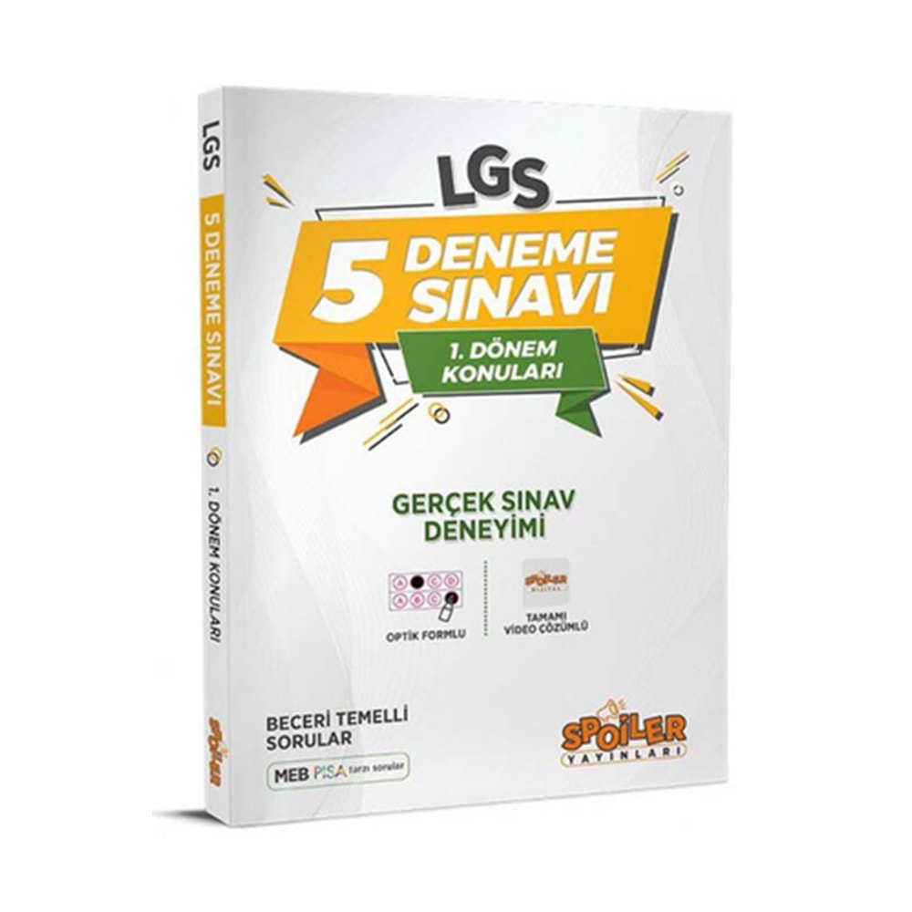 8. Sınıf Lgs 1. Dönem 5 Li Deneme 2023