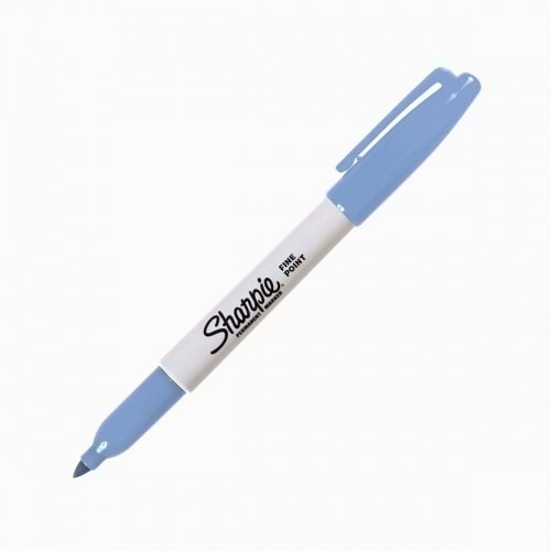 Sharpie Fine Permanent Markör Bebek Mavi Yuvarlak Uç