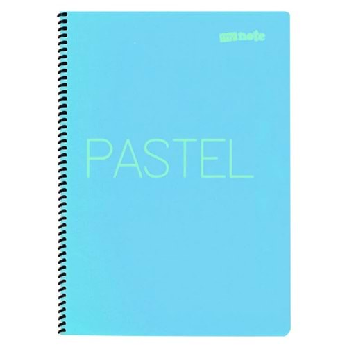 Mynote Flex 120 Yp Spiralli PP Kapak A/4 Kareli Defter Pastel Renkler