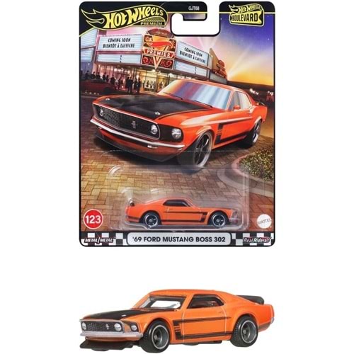 Hot Wheels Boulevard Premium Araçlar 69 FORD MUSTANG BOSS 302 GJT68 - JBL20