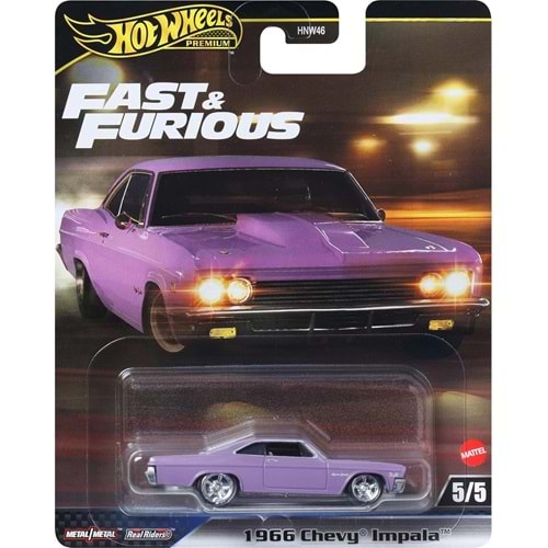Hot Wheels Cars, Premium Fast & Furious 1:64 Scale Die-Cast Car for Collectors Inspired by Fast & Furious Movie Franchise