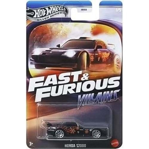 Hot Wheels Silver Series Fast ve Furious Villains Honda S2000 JBY34Mattel
