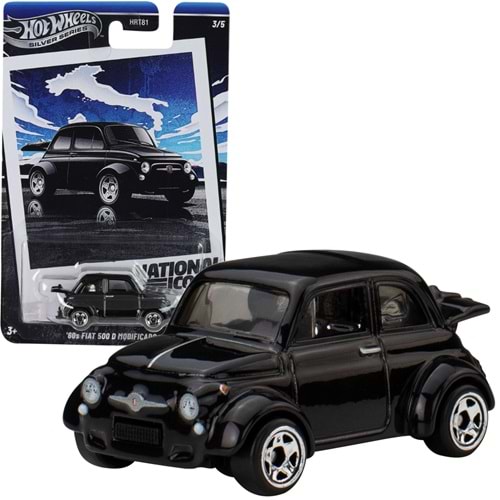 Hot Wheels Silver Series 60s Fiat 500 D Modificado JBY88