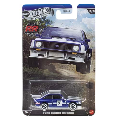 Hot Wheels Silver Series Ford Escort RS 2000 3/5 RR Rally Racers 1:64