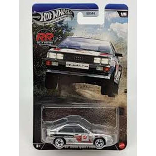 Hot Wheels Silver Series Rally Racers ’87 Audi Quattro Diecast Model Araba