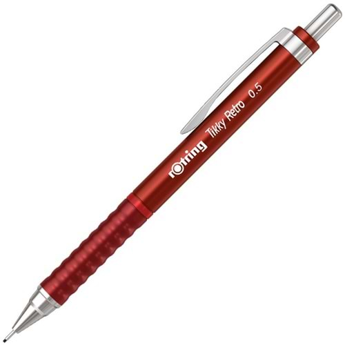 Rotring Tikky Retro 0.5mm Versatil Kalem-Metailk Kırmızı