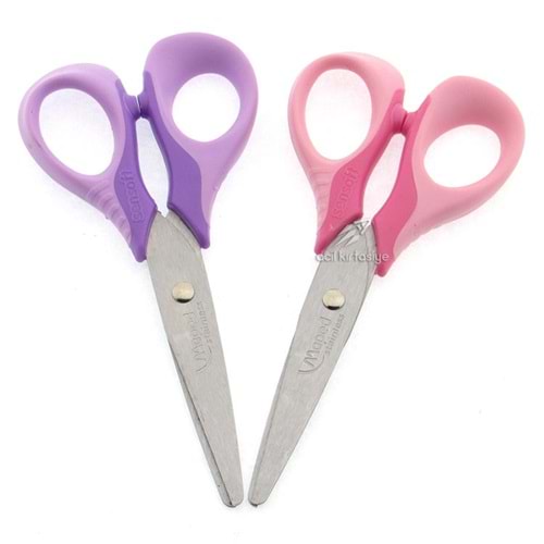 Maped Sensoft Fluo Pastel Renkli Çocuk Makası 13Cm Esnek Saplı