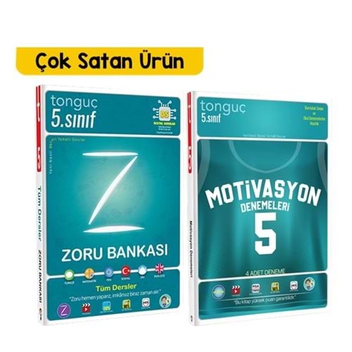 Tonguç 5. Sınıf Zoru Bankası ve 5. Sınıf Motvasyon 4 lü Deneme