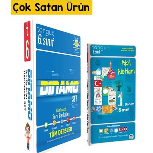 Tonguç Dinoma 6. Sınıf Tüm Dersler Set ve Akıl Notları