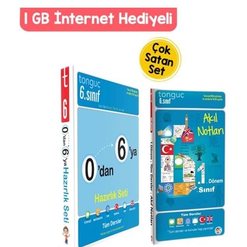 Tonguç 6. Sınıf 0 Dan 6 Ya Konu Anlatımlı Tüm Dersler Set ve Akıl Notları