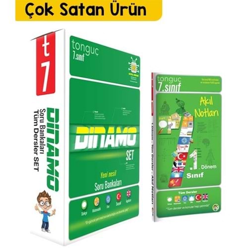 Tonguç Dinoma 7. Sınıf Tüm Dersler Set ve Akıl Notları