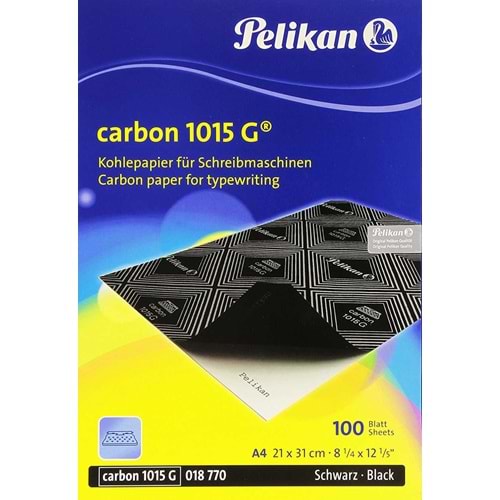 Pelikan Karbon Kağıdı 1015 Siyah 100 lü