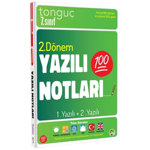 Tonguç 7. Sınıf 2. Dönem 1.Yazılı + 2. Yazılı Notları