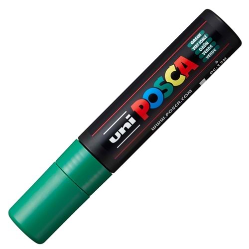 Uni Posca 15.0 Su Bazlı Poster Markörü Yeşil Pc-17K
