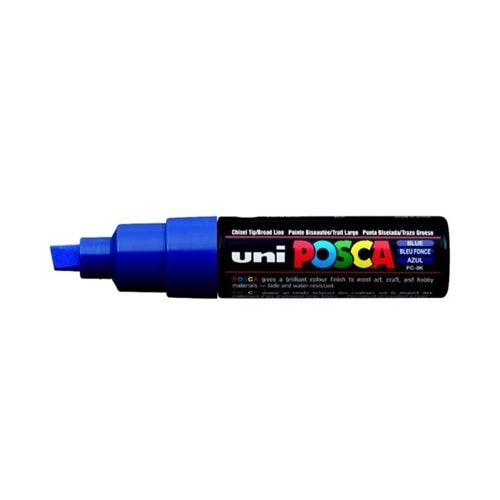 Uni Posca 8.0 Su Bazlı Poster Markörü Blue Pc-8k