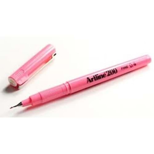 Artline 200n Fıne Keçe Uçlu Yazı Kalemi 0.4 Mm Pembe