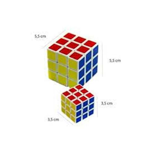 Macig Cube Rübik Küpü 3X3X3 Çiftli Biri Küçük Biri Büyük Vakumlu paket