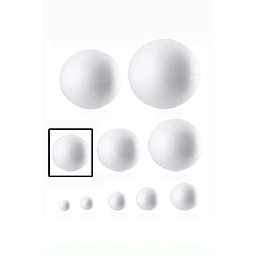 Linea Strafor Köpük Top 5cm Çap 8li Paket