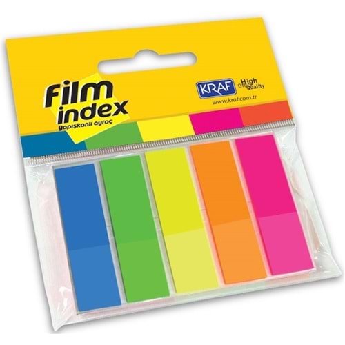 Kraf İndex Film 25 * 5 Renk 10 mm Genişliği