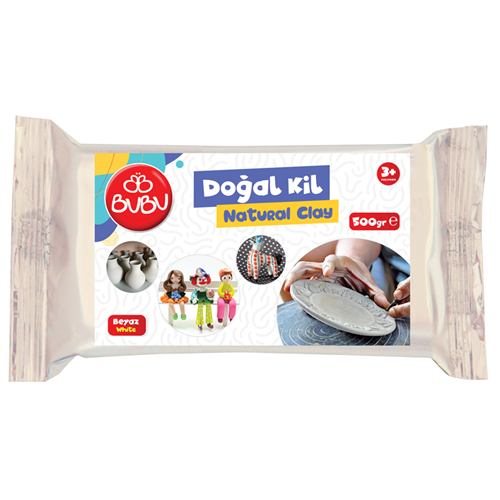Bubu Seramik Kil Hamuru 500 gr Beyaz
