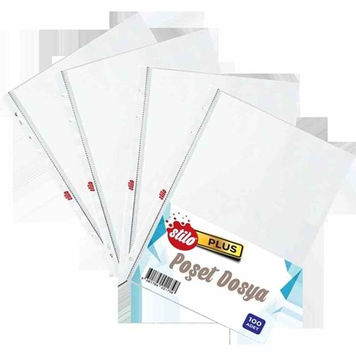 Stilo Poşet Dosya A4 100 Adetlik xxl Paket