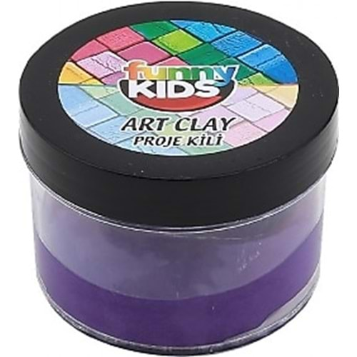 Funny Kids Art Clay Proje Kili 40cc 568 Mor