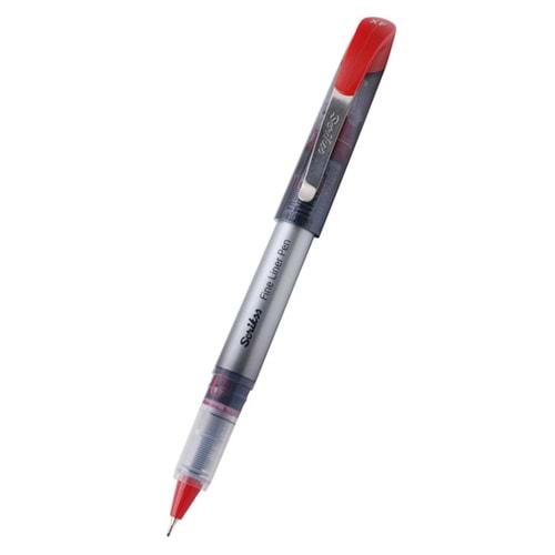 Scrikss Fl68 Fine Liner XF 0.6 mm Pen Kırmızı Roller Kalem