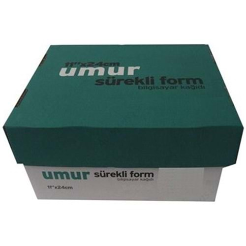 Umur 11X24 cm Sürekli Form Kağıdı 1 Nüsha 2000 li Paket