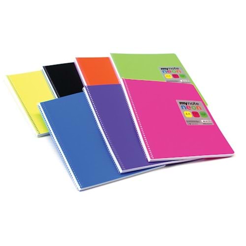 Mynote Flex PP kapak 80 Yaprak A/5 Kareli Defter Desenli