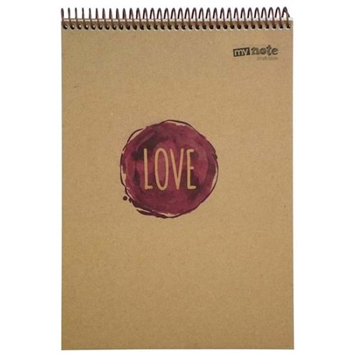 Umur Mynote A5 100\4 Üst Spir.kraft Sert Kapak Defter