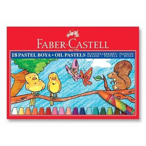 Faber Castell 18 li Pastel Boya Karton Kutu