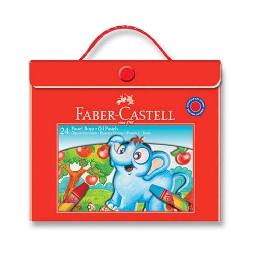 Faber Castell 24 lü Pastel Boya Çantalı