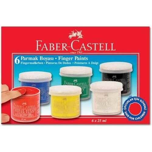 Faber-Castell Parmak Boyası 6 Renk
