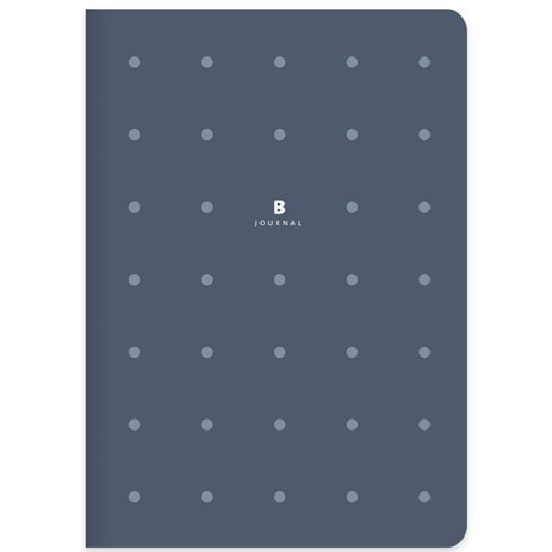 KESKİN DEFTER B. JOURNAL LACİVERT 16x21,5 SERT KAPAK CİLTLİ 80 YP. NOKTALI 410181