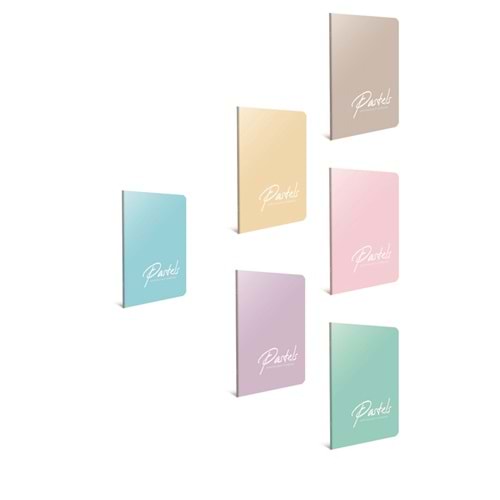 Gıpta Pastel Tel dikişli PP Kapak A/4 40 Yp Çizgili Defter